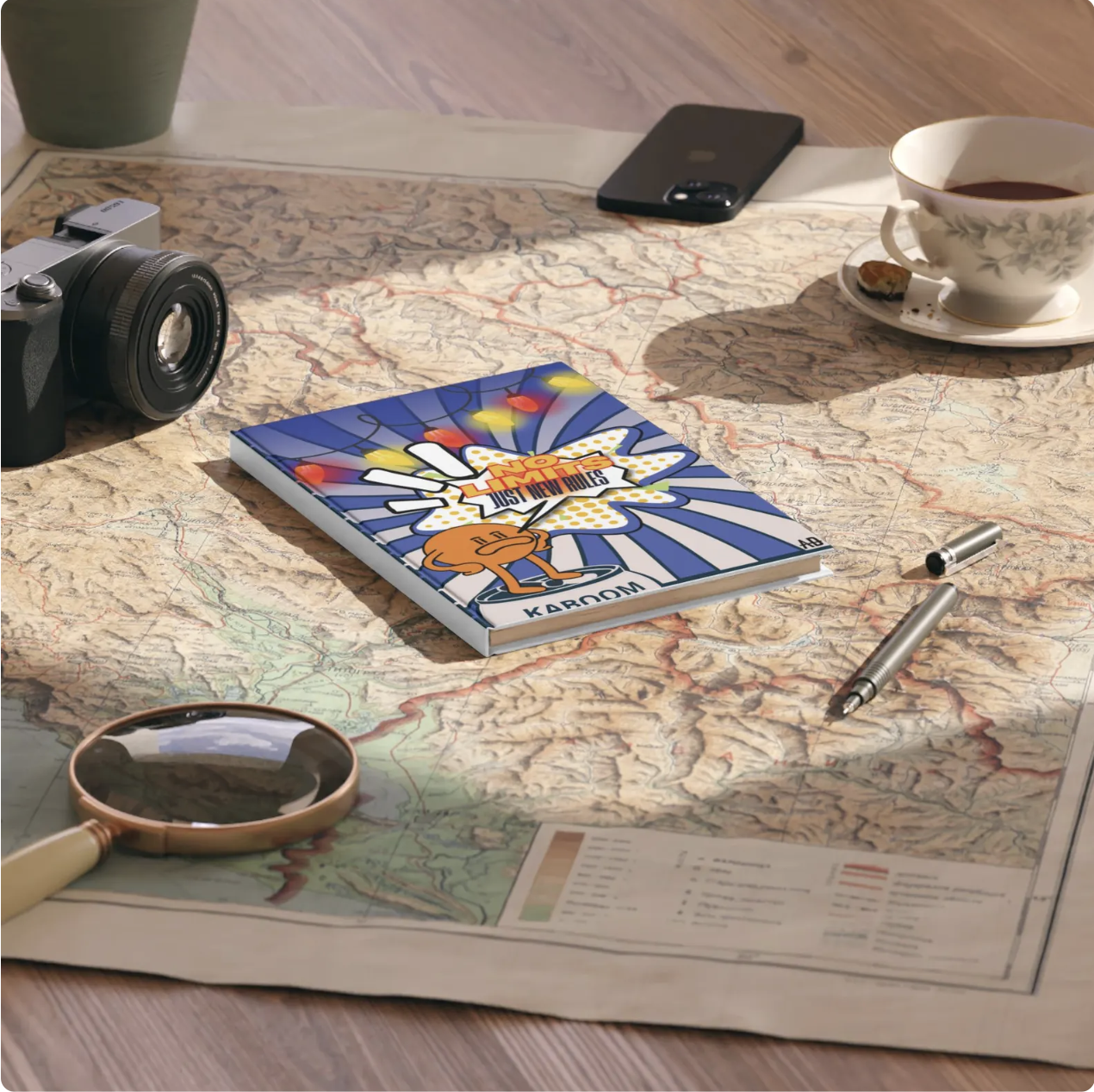 Hardcover Journal - No Limits