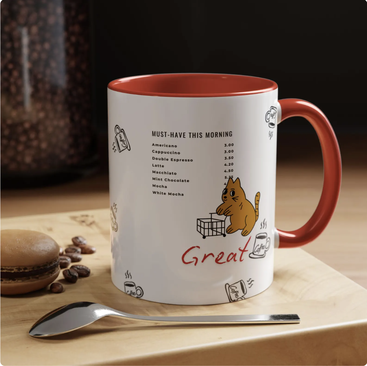 Coffee Cat Mug - Perfect Gift